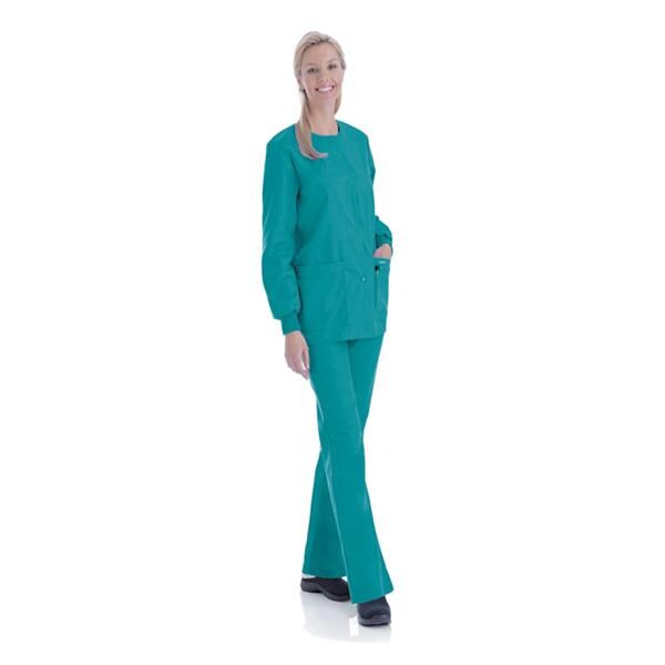 Essentials Warm-Up Jacket Adult Womens Teal 65% Polyester / 35% C...