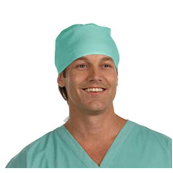 Fashion Seal Surgical Scrub Cap One Size Fits Most Jade Reusable...