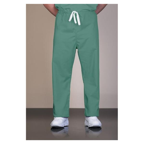 Scrub Pant Adult Unisex Jade Green Color Coded Webbing on Drawcor...