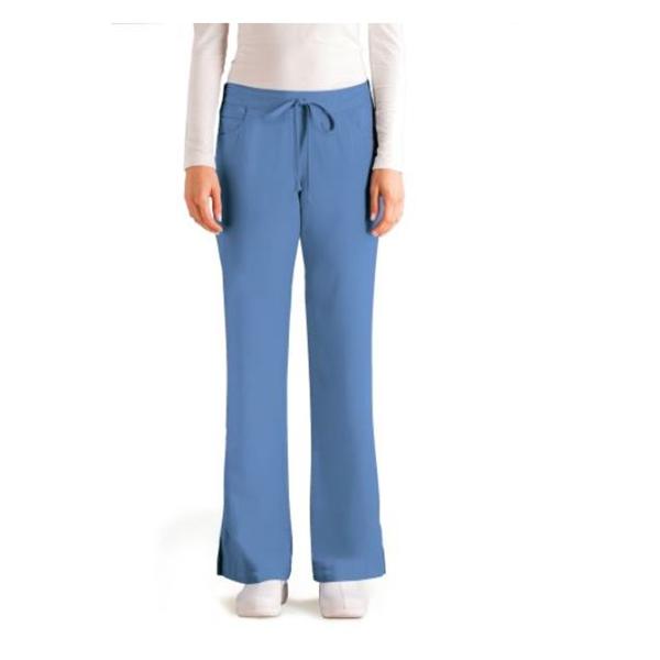 Greys Anatomy Scrub Pant Adult Womens Ceil Blue 77% Polyester / 2...