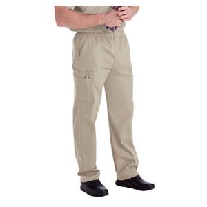 Scrub Pant Adult Mens Sand 65% Polyester / 35% Cotton 8555 Drawst...