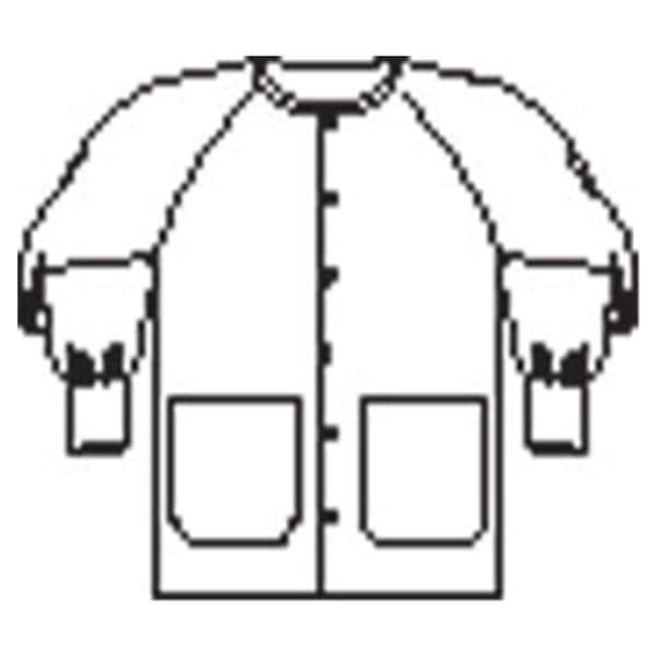 Warm-Up Jacket 2 Pockets Long Raglan Sleeves / Knit Cuffs X-Small Wt Unisex Ea