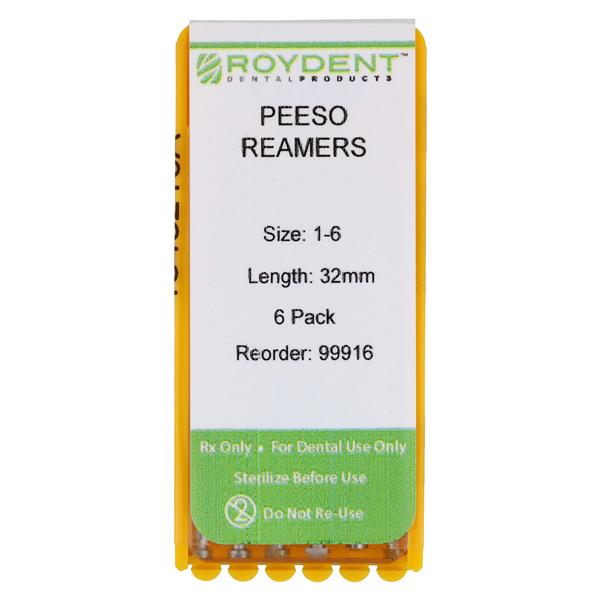 Peeso Reamer 32 mm Size 1-6 6/Bx