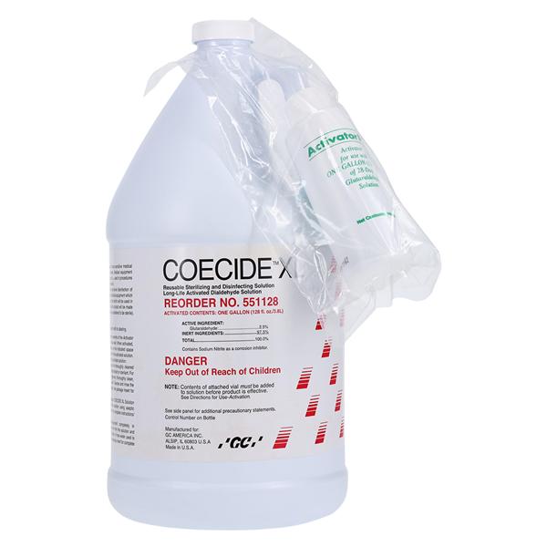 Coecide XL Sterilization Disinfectant 2.5% Glutaraldehyde 1 Gallo...