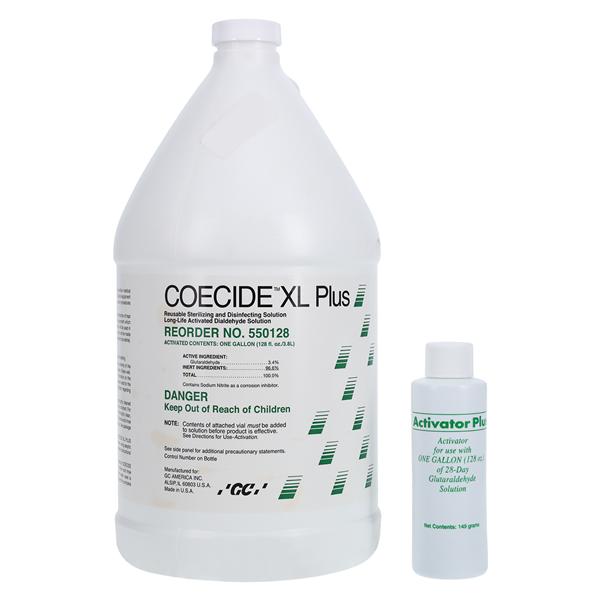 Coecide XL Plus Sterilization Disinfectant 3.4% Glutaraldehyde 1...