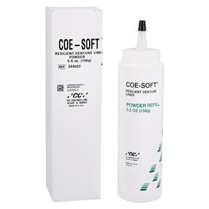 Coe-Soft Denture Resin Resilient Self Cure Pink Powder 5.5oz/Bt