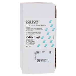 Coe-Soft Denture Resin Resilient Self Cure Clear 5.5oz/Bt