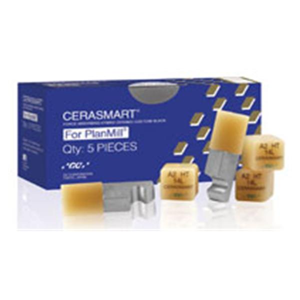 CERASMART LT Milling Blocks Low Translucency 14 A3.5 For PlanMill 5/Pk