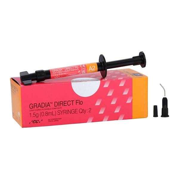 Gradia Direct Flo Flowable Composite A2 Syringe Refill 2pk