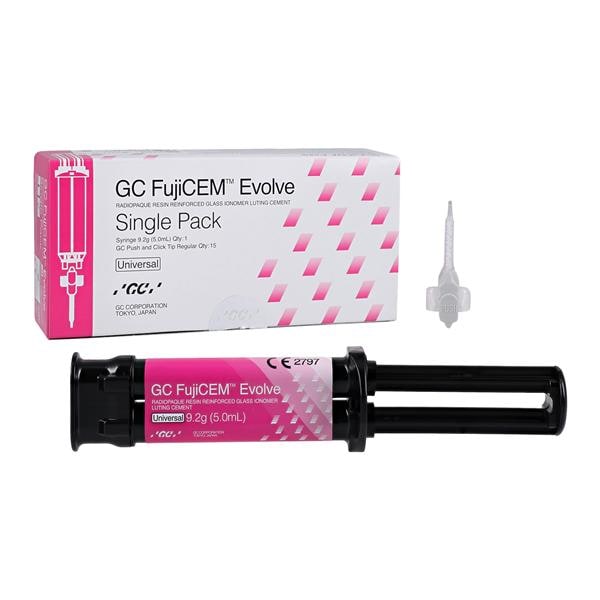 GC FujiCEM Evolve Resin Glass Ionomer Automix Cement Refill Ea