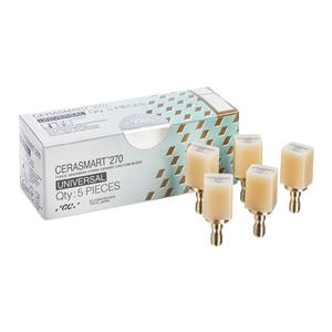 CERASMART 270 HT Milling Blocks High Translucency 12 A3 For Universal 5/Bx