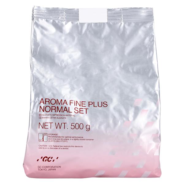Aroma Fine Plus Dust Free Alginate 500 Gm Aluminum Foil Pouch Nrml St 500Gm/Ea