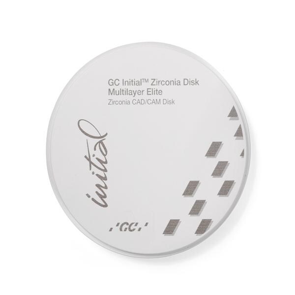 Initial Multilayer Elite Zirconia Disc A1 98.5x20mm Ea