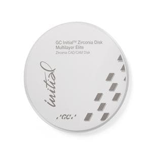 Initial Multilayer Elite Zirconia Disc D2 98.5x25mm Ea