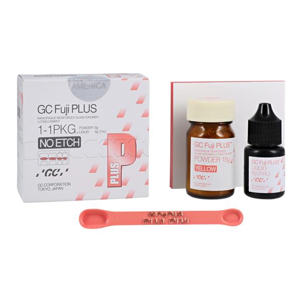 GC Fuji PLUS Powder / Liquid Cement White No-Etch Package Ea