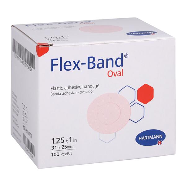 Flex-Band Bandage Fabric 1.25x1" Flesh Sterile 100/Bx