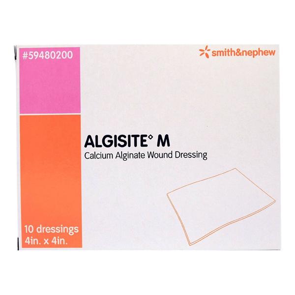 Algisite M Calcium Alginate Wound Dressing 4x4" Sterile White Abs...