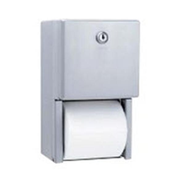 Toilet Tissue Mounted Dispenser Satin Finish Stainless Steel Surf...
