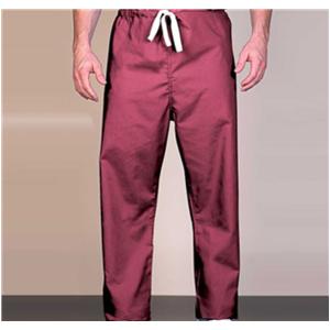Scrub Pant 1 Pocket Medium Cranberry Unisex Ea