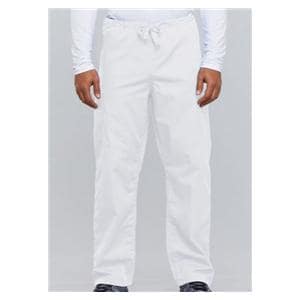 Cherokee Scrub Pant Adult Unisex White 65% Polyester / 35% Cotton...