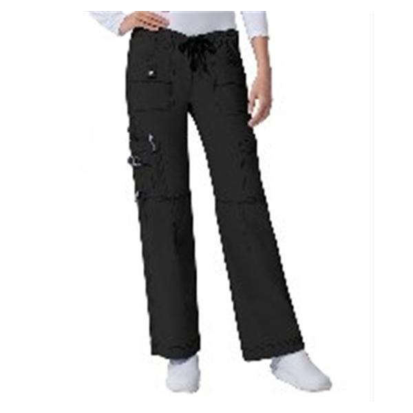 Dickies Scrub Pant 857455 Small Petite Womens Adult Black 8 Pocke...
