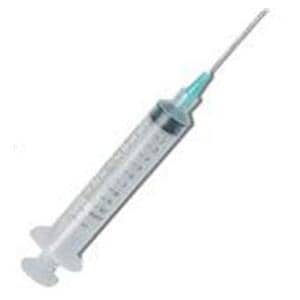 Hypodermic Syringe/Needle 20gx1" 10-12cc Yellow Conventional No Dead Spc 100/Bx