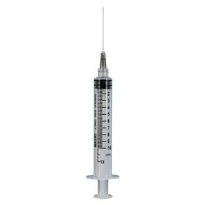 Hypodermic Syringe/Needle 22gx1-1/2" 10-12cc Black Cnvntnl No Dead Spc 100/Bx, 8 BX/CA