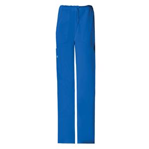 Cherokee Scrub Pant 55% Cot / 42% Plystr / 3% Spndx 4 Pkts Sm Ryl Bl Unisex Ea