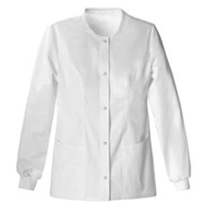 Luxe Warm-Up Jacket X-Large White Ea