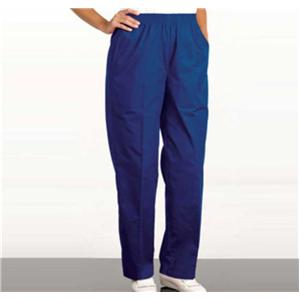 Fashion Poplin Scrub Pant 2 Pockets X-Large Cobalt Blue Womens Ea