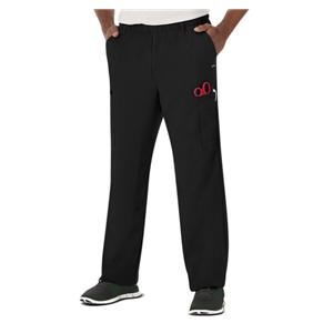 Jockey Scrub Pant Adult Mens Black 72% Polyester / 21% Rayon / 7%...