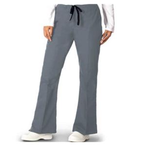 Scrub Pant Adult Womens Pewter Color Coded Webbing on Drawcord 65...