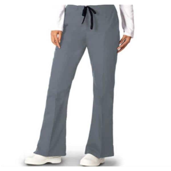 Scrub Pant Adult Womens Pewter Color Coded Webbing on Drawcord 65...
