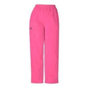 Scrub Pant Adult Womens Shocking Pink 65% Polyester / 35% Cotton...