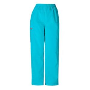 Scrub Pant Adult Womens Turquoise 65% Polyester / 35% Cotton Mid...