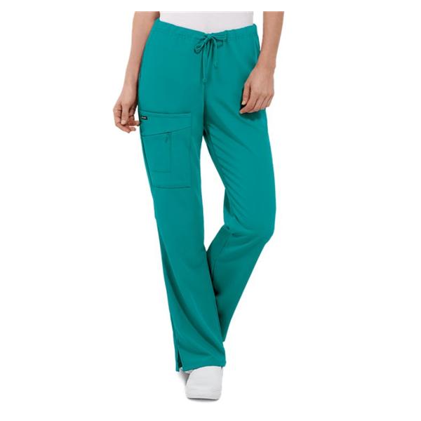Jockey Scrub Pant Adult Womens Teal 72% Polyester / 21% Rayon / 7...