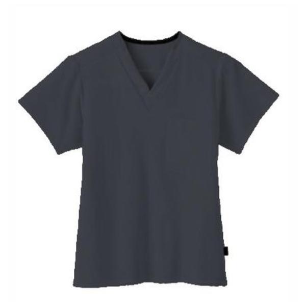 Jockey Scrub Shirt Adult Unisex Charcoal 72% Polyester / 21% Rayo...