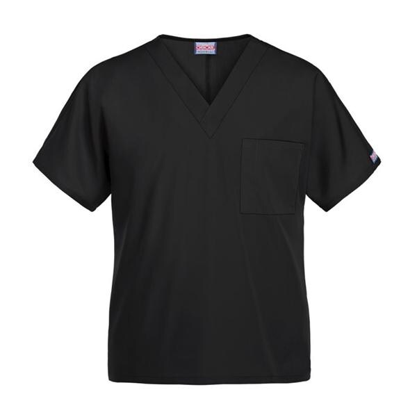 Cherokee Scrub Shirt Adult Unisex Black 65% Polyester / 35% Cotto...