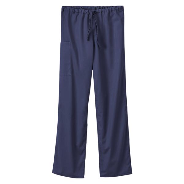 Scrub Pant Adult Unisex Navy 65% Polyester / 35% Cotton with Soil...