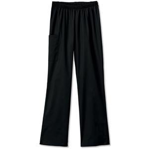 Fundamentals Scrub Pant Adult Womens Black Non-Contrast 65% Polye...