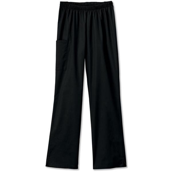 Fundamentals Scrub Pant Adult Womens Black Non-Contrast 65% Polye...