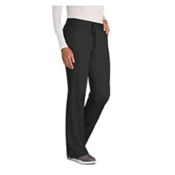 Scrub Pant 5 Pockets 2X Large Black Womens Ea