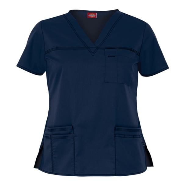 Dickies Scrub Shirt Adult Navy 81745 3X Large Each