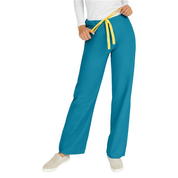 Scrub Pant Adult Unisex Peacock 55% Cotton / 45% Polyester 600 Hi...
