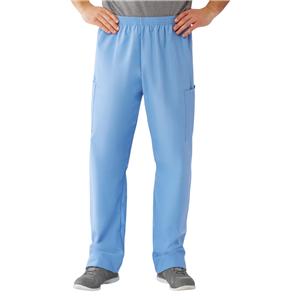 AngelStat Scrub Pant 3 Pockets X-Large Ceil Blue Unisex Ea