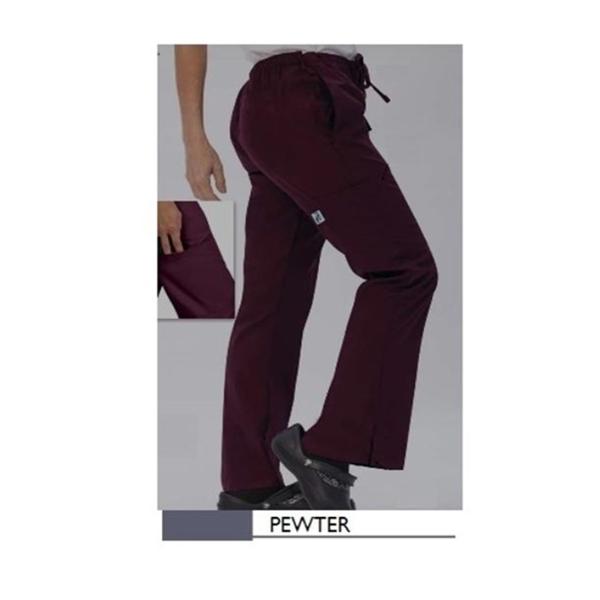Scrub Pant 7 Pockets Small Pewter Womens Ea