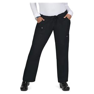koi Lite Scrub Pant 6 Pockets Small Black Womens Ea