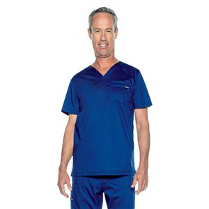 Proflex Scrub Top V-Neck 2 Pockets Small Galaxy Unisex Ea
