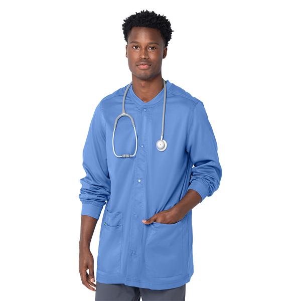 Proflex Warm-Up Jacket 3 Pockets Long Sleeves / Knit Cuff Medium Ceil Mens Ea