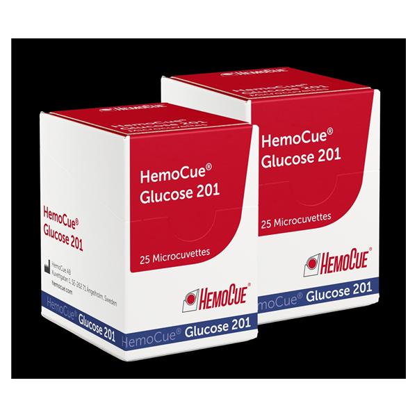 HemoCue Glucose 201 Microcuvette CLIA Waived 50/Bx